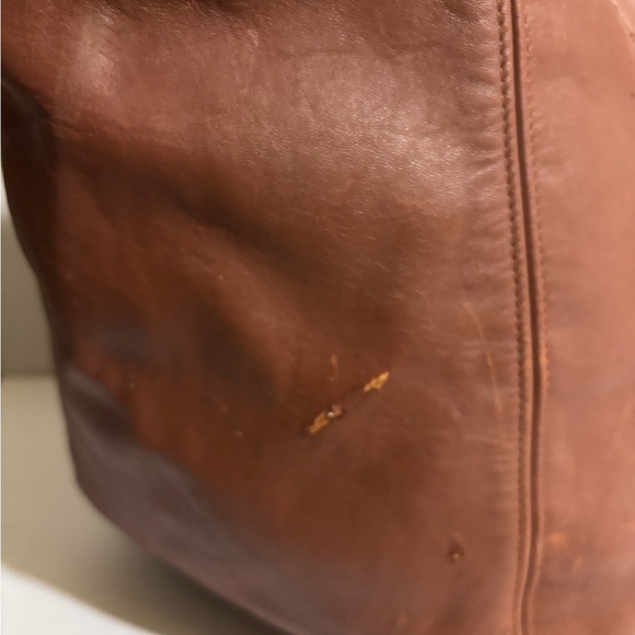 Coach Brown Leather Tote Bag - Picture 6 of 13